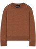 logo-plaque m´lange-effect jumper