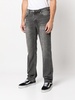 slim-fit faded jeans