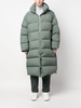 quilted parka coat