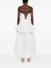 White Gioconda Tiered Dress