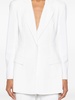 exposed-seams single-breasted blazer