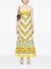 Gisela printed linen maxi dress 