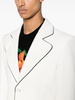 Tennis single-breasted blazer