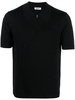 half-zip fastening polo shirt