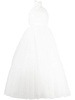 halterneck tulle dress