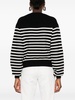 Black The Viola Striped Cashmere Sweater