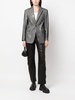 Shrunken paint-splattered blazer