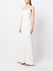 Arlo strapless flared gown