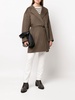 Edina wool-blend wrap coat