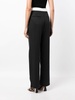 straight-leg tailored trousers