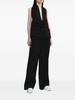 pleat-detail wide-leg trousers