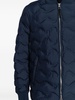 zip-up quilted bomber jacket