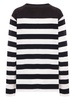 striped long-sleeve top 