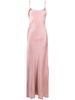 Cami open-back satin gown