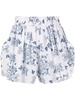 Story porcelain print shorts