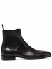 ankle-length leather Chelsea boots