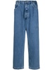 logo-appliqué straight-leg jeans