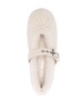 shearling ballet flats