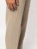 tapered jersey trousers