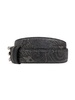 logo-buckle reversible belt