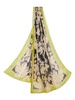 floral-print silk scarf