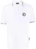 logo-patch short-sleeve polo shirt 