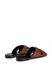 Flavio crossed-leather sandals