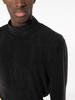 mock-neck jersey jumper