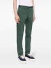 mid-rise slim-cut trousers