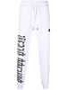 Gothic Plein cotton track pants 