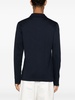 long-sleeve cotton polo shirt