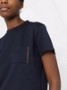 bead-detail pocket T-shirt