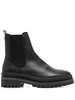 pebbled-finish chelsea ankle boots