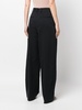 flared wide-leg trousers