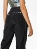 logo-print high-waisted trousers