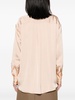 satin elongated shirt