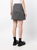 A-line cotton miniskirt