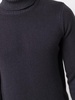 roll-neck rib-trimmed jumper