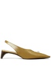 Pierced 45mm leather pumps 