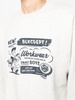 text-print crew-neck sweatshirt 