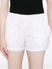 rhinestone-embellished cotton short