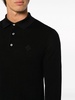 logo-embroidered polo jumper