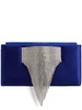 Josiane Crystal satin clutch