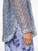 cut-out sequin tulle jacket