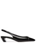 Sylt snakeskin-embossed slingback pumps