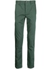 mid-rise slim-cut trousers