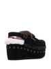 70mm stud-embellished platform mules