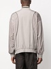 monogram-print panelled bomber jacket