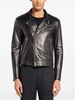 leather biker jacket