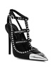 120mm stud-embellished leather sandals